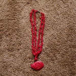 Red necklace